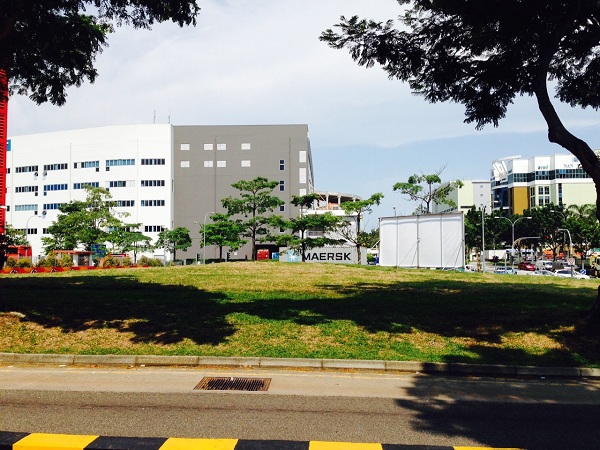 The vacant plot of land in Bedok