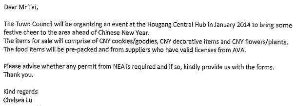letter on 20th dec