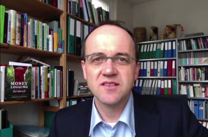 Lukas Straumann, author of Money Logging (image - BMF YouTube channel)