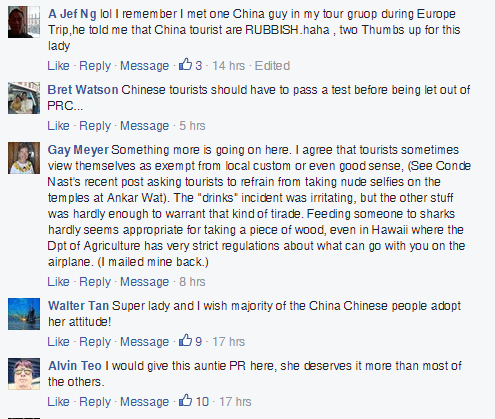 comment chinese auntie