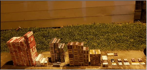 Duty-unpaid cigarettes seized during the operation (Photo: ICA).