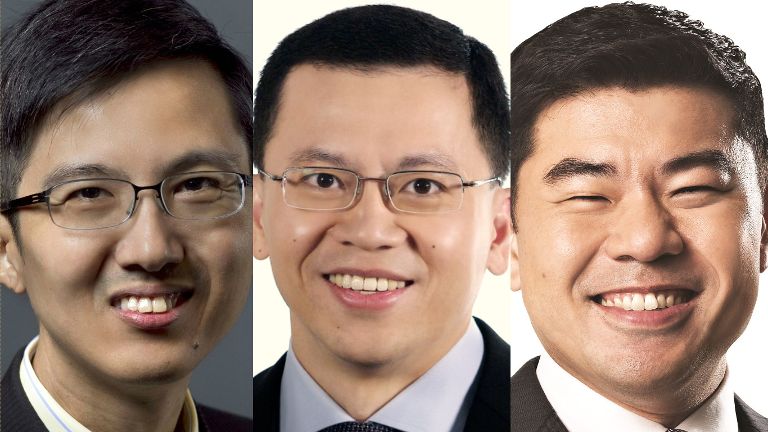 From left : Mr Ng How Yue, Mr Aubeck Kam and Mr Gabriel Lim Source : Channel News Asia).