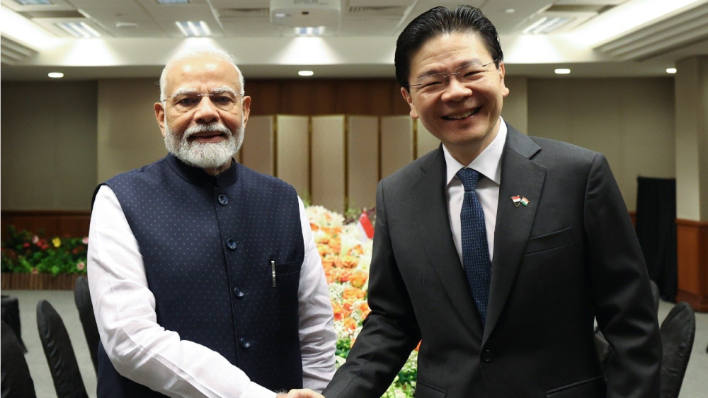India Prime Minister Narendra Modi's official visit to Singapore strengthens bilateral ties