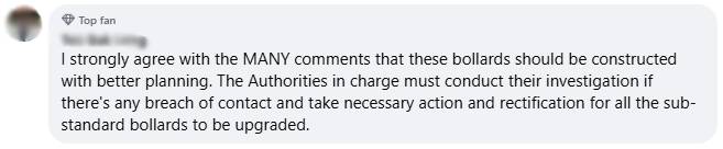 bollard comment 