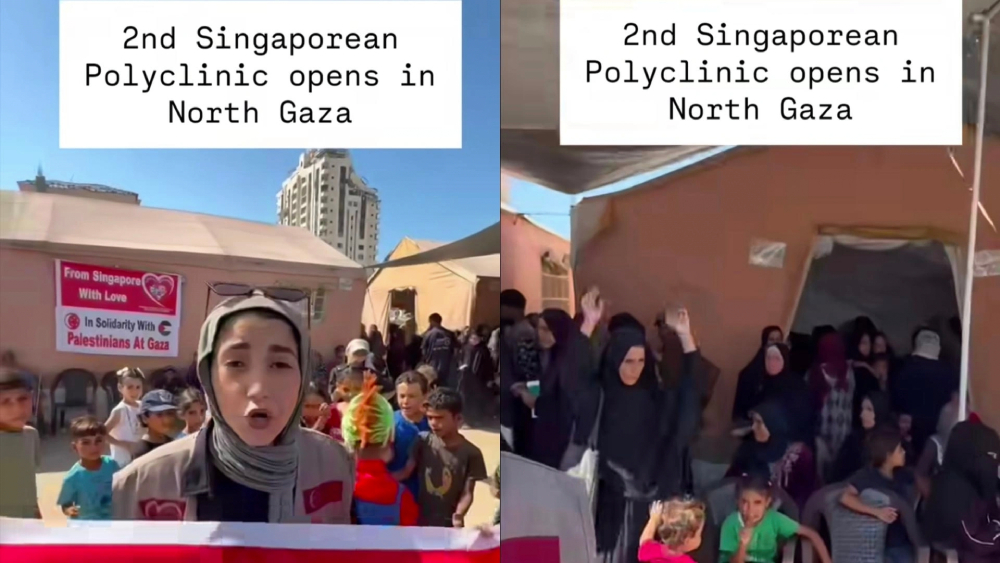 singaporean polyclinic in north gaza