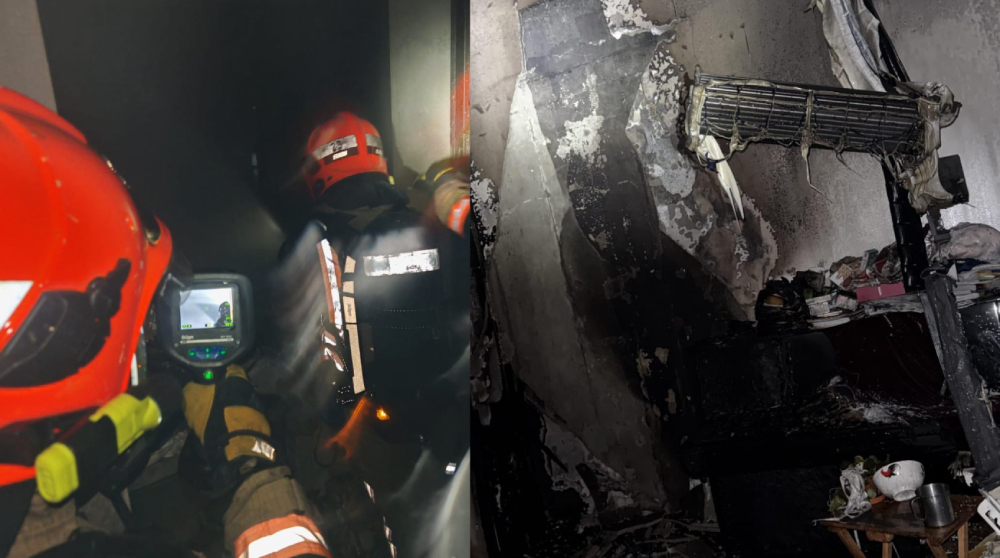 Three people taken to hospital after fire at Punggol executive condominium