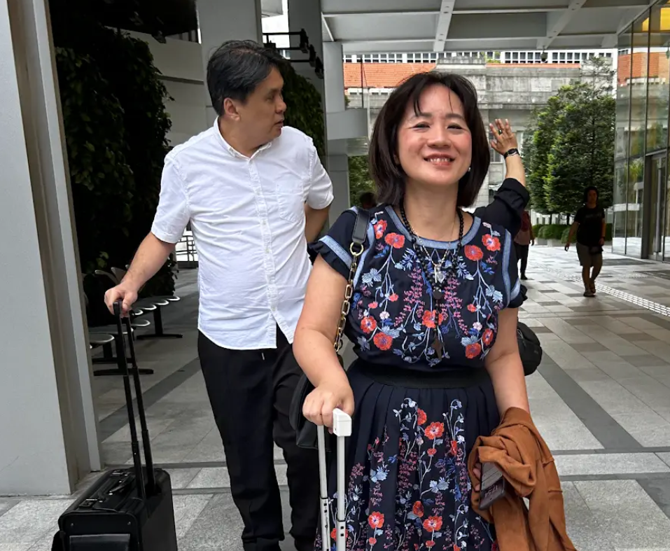 Iris Koh and her husband, Raymond Ng