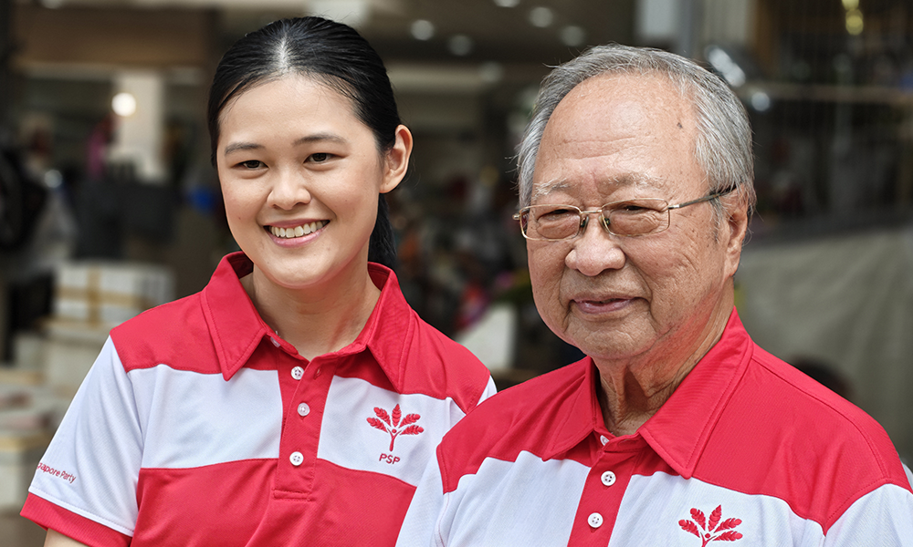 Stephanie Tan and Dr Tan Cheng Bock