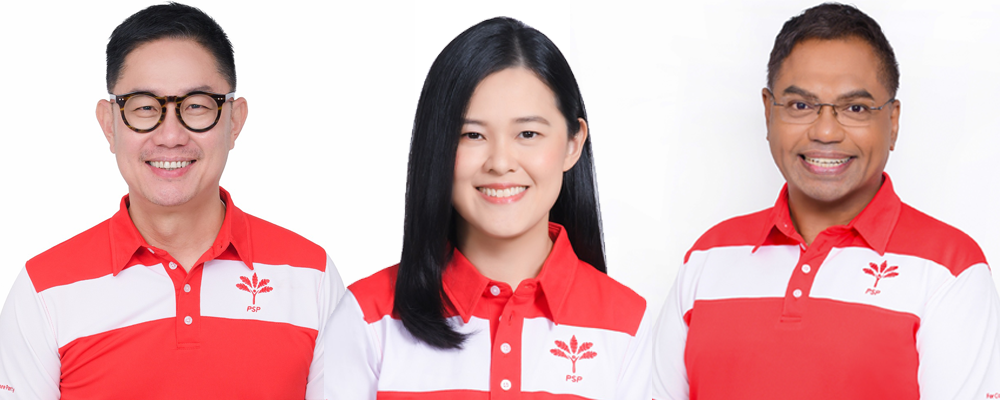 Lawrence Pek, Stephanie Tan and Sani Ismail