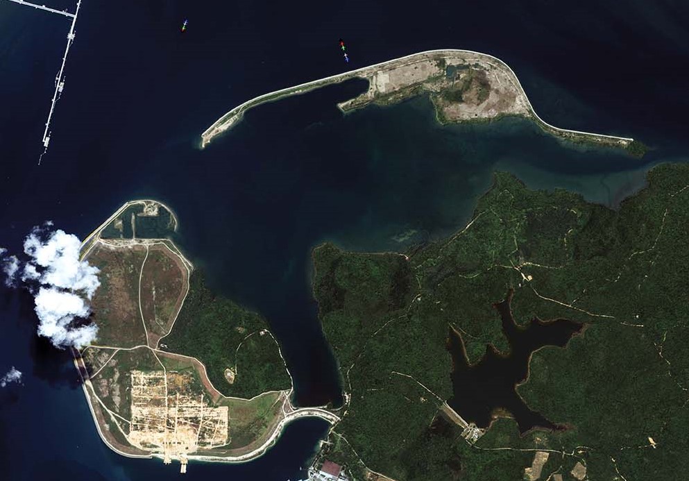 Polder at Pulau Tekong in 2016 (© KARI (2016)