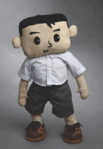 “Ah Huat” doll by Zaleha Othman, from The Art of Charlie Chan Hock Chye
